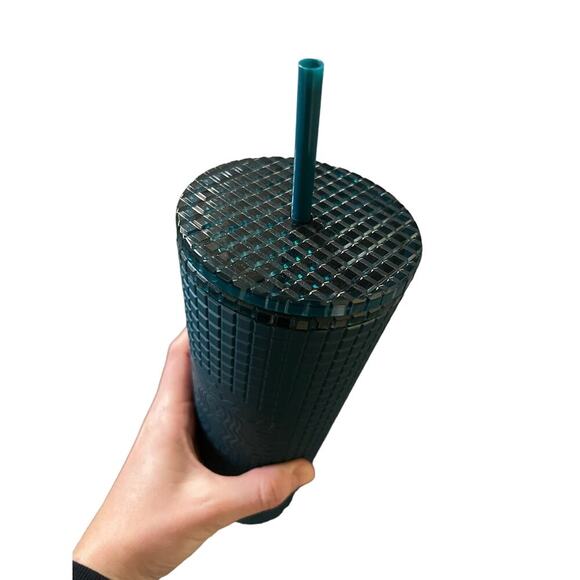 Starbucks Winter 2023 Navy Soft Touch Tumbler w/ Straw - Picture 2 of 3